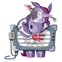 😔 emoji Undead Unicorn Telegram sticker 11 of 25