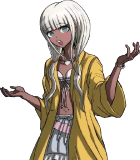 🤷‍♀️ emoji 🌼 Yonaga Angie 🌼 @wanna_s_l_e_e_p 🌼 Telegram sticker 21 of 110