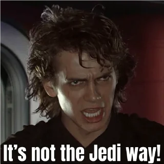 😠 emoji Revenge of the Sith (Part 2) Telegram sticker 14 of 91