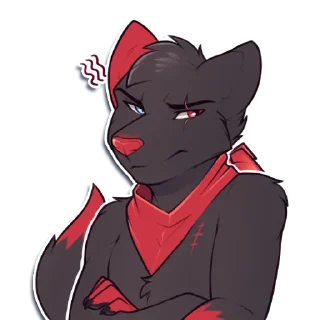 😒 emoji Stealth The Fox Telegram sticker 8 of 106