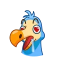 😍 emoji Donnie Dodo Telegram sticker 13 of 20
