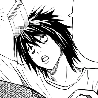 🌟 emoji L Lawliet Telegram sticker 17 of 28
