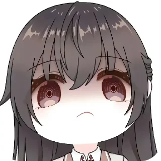 😨 emoji Юки Telegram sticker 5 of 9