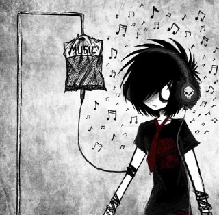 🌟 emoji Emo Core/Scene  Part 2 Telegram sticker 20 of 120