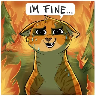 Sticker from Warrior cats