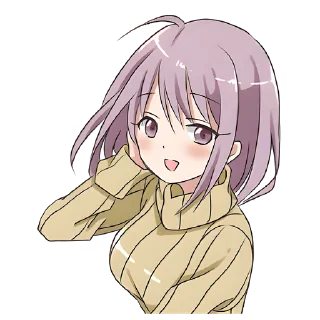 😅 emoji Невеста-тян @nyasticks Telegram sticker 3 of 32