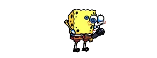 Sticker from Fnf cringe spongebobik