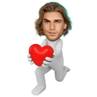 ❤️ emoji Лайя и Ноэ Telegram sticker 18 of 63