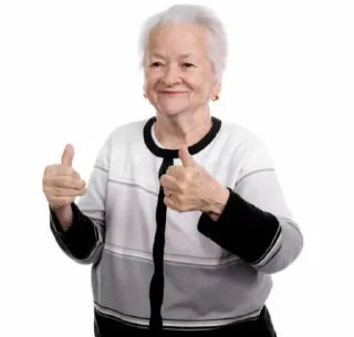 ☺ emoji стоковые бабушки Telegram sticker 8 of 38