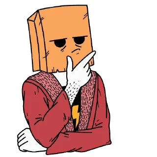 🤔 emoji Двач (@dvachannel) Telegram sticker 11 of 21