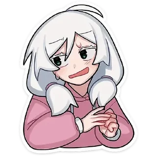 👧 emoji Оля | @Stick4Gram Telegram sticker 17 of 48