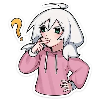 👧 emoji Оля | @Stick4Gram Telegram sticker 6 of 48