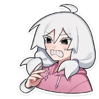 👧 emoji Оля | @Stick4Gram Telegram sticker 10 of 48