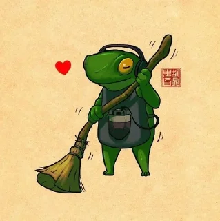 🌟 emoji Mary amphibian Telegram sticker 24 of 72