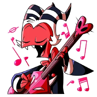 🎸 emoji HelluvaBoss|Part1 Telegram sticker 13 of 18
