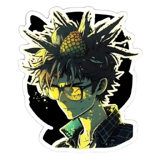 🍍 emoji MJ.Hum.AnanasSticks Telegram sticker 8 of 48