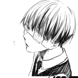 Sticker from канеки и сузуя @ddxwu