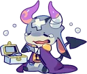 🤕 emoji TINY DEVIL "HORN" STICKERS :: @line_stickers Telegram sticker 18 of 40