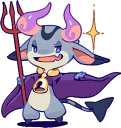 Sticker from TINY DEVIL "HORN" STICKERS :: @line_stickers
