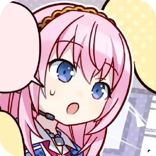 🍓 emoji ⊹`🌷,⊹  Luka Megurine @MyDarlingCharlotte Telegram sticker 17 of 73