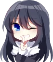 😉 emoji Bellezza Felutia :: @line_stickers Telegram sticker 11 of 40