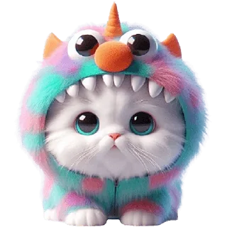 🥹 emoji Пушистые монстры 2 @Nyasticks Telegram sticker 24 of 33