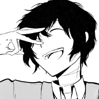 Sticker from Dazai