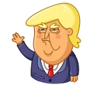 👋 emoji Trump Telegram sticker 5 of 20
