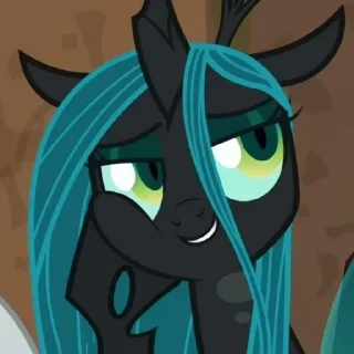 👿 emoji Queen Chrysalis | @MyLittlePony_bots Telegram sticker 5 of 90