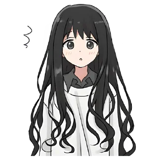 😳 emoji Аниме тян @Nyasticks Telegram sticker 9 of 41
