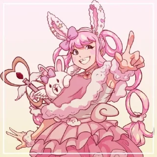 🎀 emoji Human!Usami :: @UsamiHope Telegram sticker 7 of 50