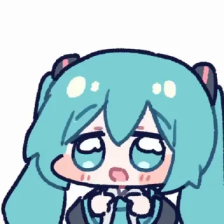 Sticker from Miku! (By miratsu169)