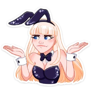 🤷‍♀ emoji Каталина Блэк (@TgSticker) Telegram sticker 9 of 48