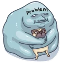 ☹️ emoji Pug Power Telegram sticker 17 of 35