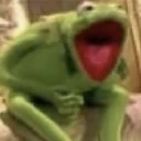 😃 emoji Kermit the memer Telegram sticker 8 of 15