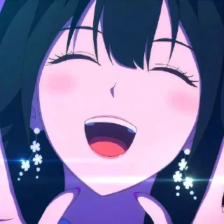 😄 emoji Причина полюбить её @anime_stickerr Telegram sticker 4 of 20