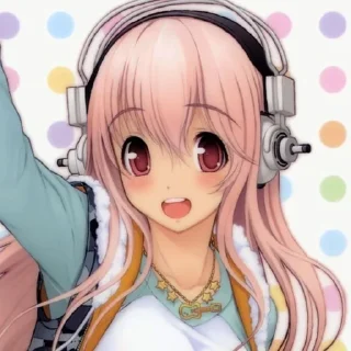 Sticker from super Sonico!
