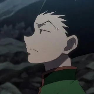 😐 emoji HxH @anime_sticks Telegram sticker 13 of 20
