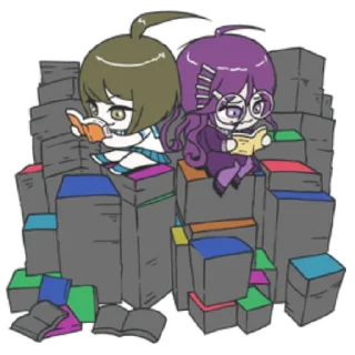 😄 emoji «°  .·•° .— Toko  Fukawa♡» Telegram sticker 13 of 56