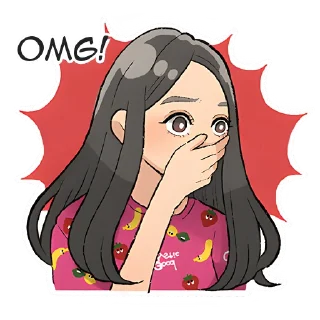 😱 emoji Пояснят за аниме @Nyasticks Telegram sticker 7 of 17