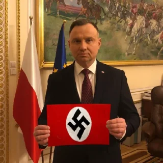 Sticker from Duda deutsch