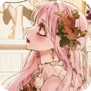 🌸 emoji Ария Валентайн:@misskoreanpng Telegram sticker 12 of 28