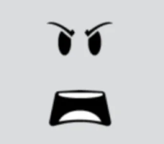 Sticker from Roblox face
