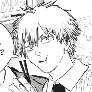 Sticker from Denji/manga