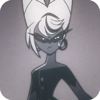 🎶 emoji БОЛЬШЕ ⇨ @CLOOBHUB КАРМИЛЛА ОТЕЛЬ ХАЗБИН HAZBIN Telegram sticker 5 of 33