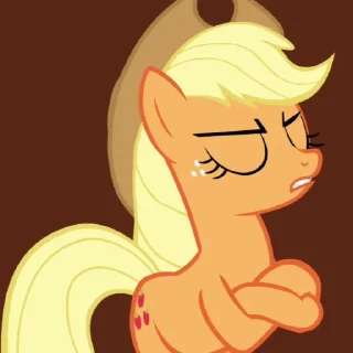 Sticker from Applejack | @MyLittlePony_bots