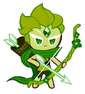 🍃 emoji 𓍼 | Wind Archer cookie🍃 [ @crkstick ] Telegram sticker 8 of 70