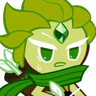 🍃 emoji 𓍼 | Wind Archer cookie🍃 [ @crkstick ] Telegram sticker 12 of 70