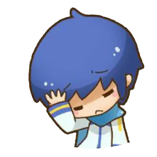 😵‍💫 emoji KAITO | VOCALOID Telegram sticker 18 of 116