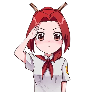 😑 emoji 1+1. Диана Telegram sticker 6 of 9